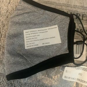 2 banana republic face masks.